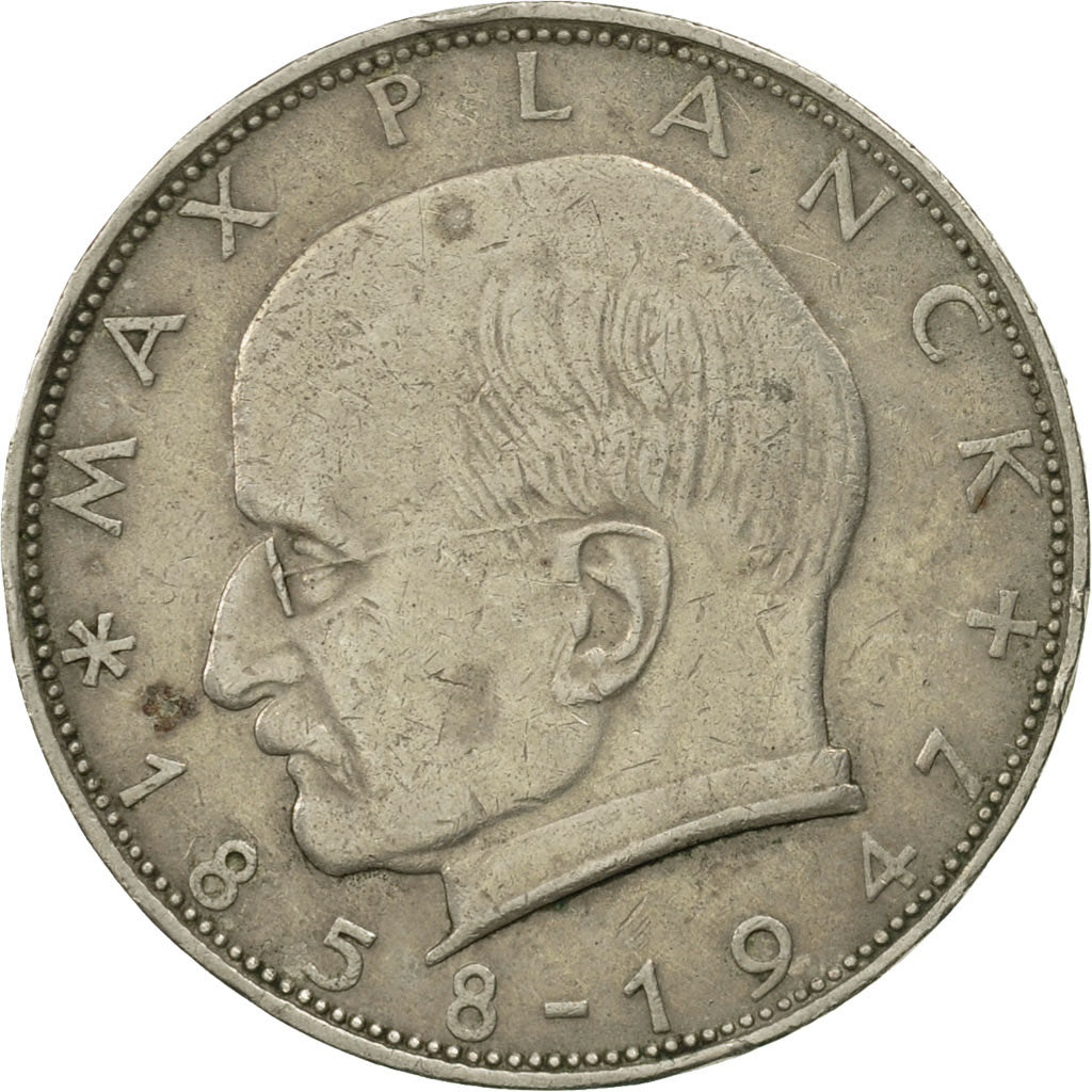 GERMANY - FEDERAL REPUBLIC, 2 Mark, 1968, Munich, MS(63), Copper-nickel, KM:116