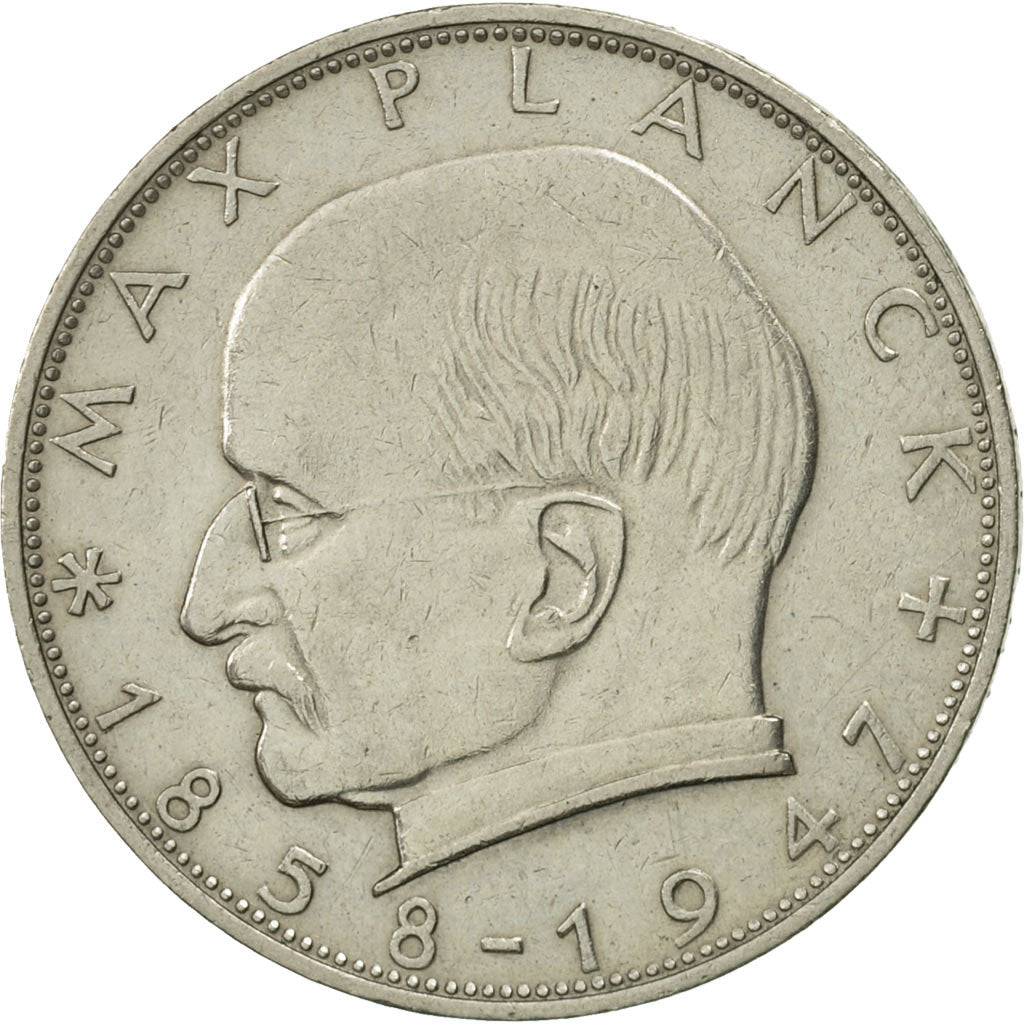 Coin, GERMANY - FEDERAL REPUBLIC, 2 Mark, 1958, Stuttgart, MS(63)
