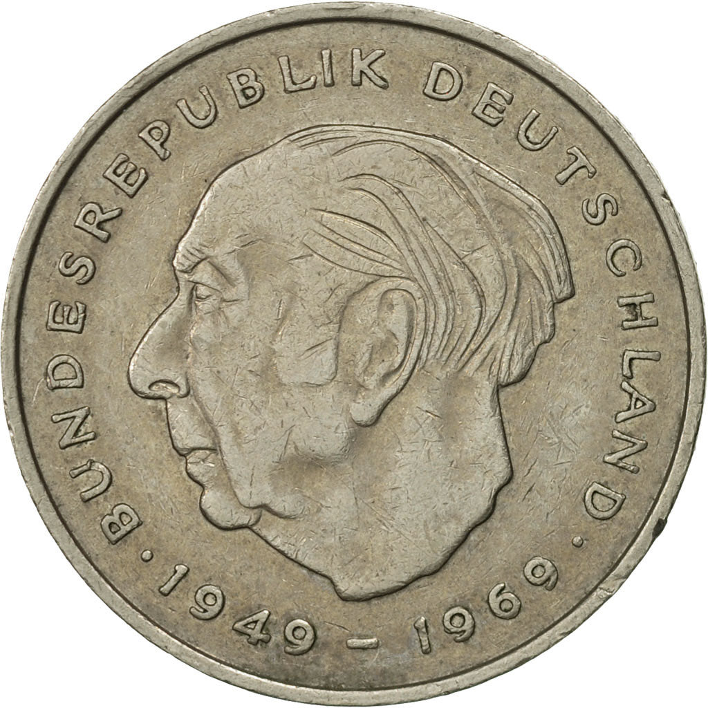 Coin, GERMANY - FEDERAL REPUBLIC, 2 Mark, 1970, Hambourg, MS(60-62)