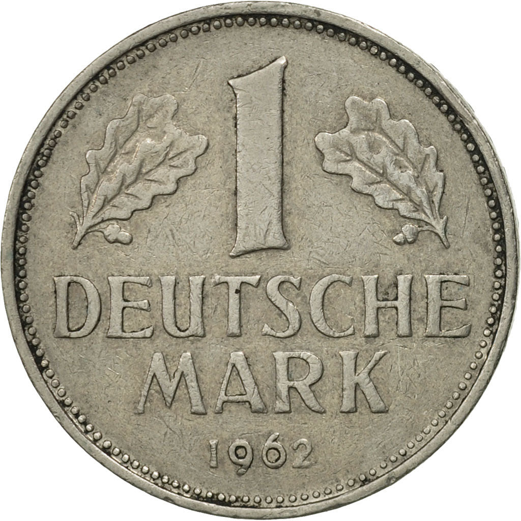 Coin, GERMANY - FEDERAL REPUBLIC, Mark, 1962, Hambourg, MS(63), Copper-nickel