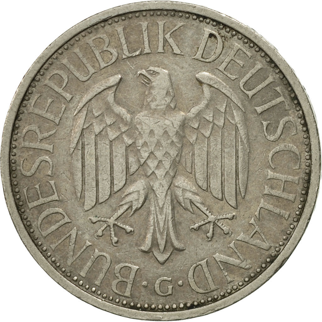 Munten, Federale Duitse Republiek, Mark, 1972, Karlsruhe, UNC-, Copper-nickel