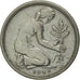 GERMANY - FEDERAL REPUBLIC, 50 Pfennig, 1949, Munich, MS(63), Copper-nickel