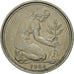 Coin, GERMANY - FEDERAL REPUBLIC, 50 Pfennig, 1984, Hambourg, MS(63)