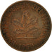 Coin, GERMANY - FEDERAL REPUBLIC, Pfennig, 1950, Munich, AU(55-58), Copper