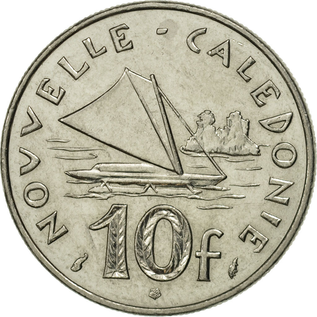 Coin, New Caledonia, 10 Francs, 1983, Paris, MS(63), Nickel, KM:11