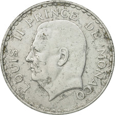 Monaco, Louis II, 5 Francs, 1945, Poissy, SPL, Alluminio, KM:122