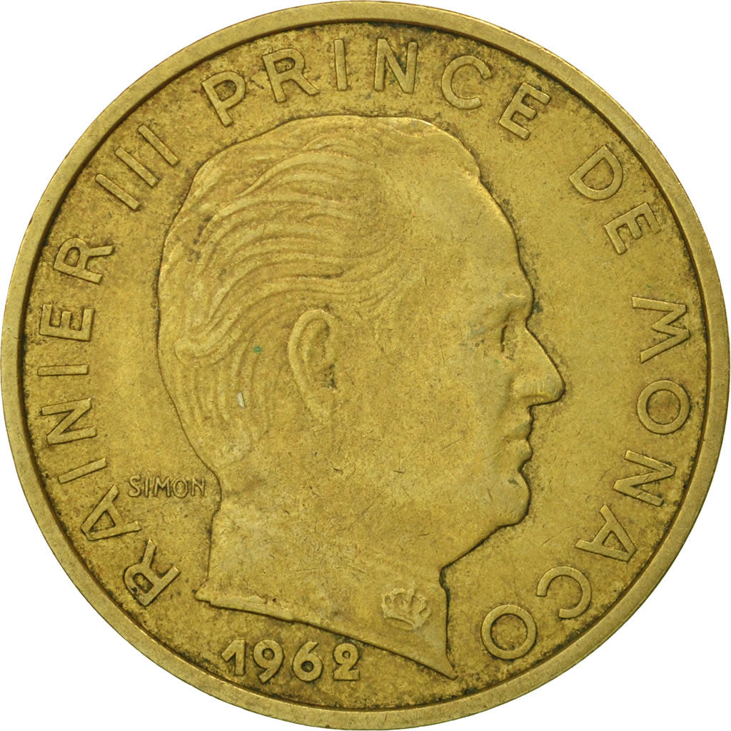 Coin, Monaco, Rainier III, 20 Centimes, 1962, MS(63), Aluminum-Bronze, KM:143