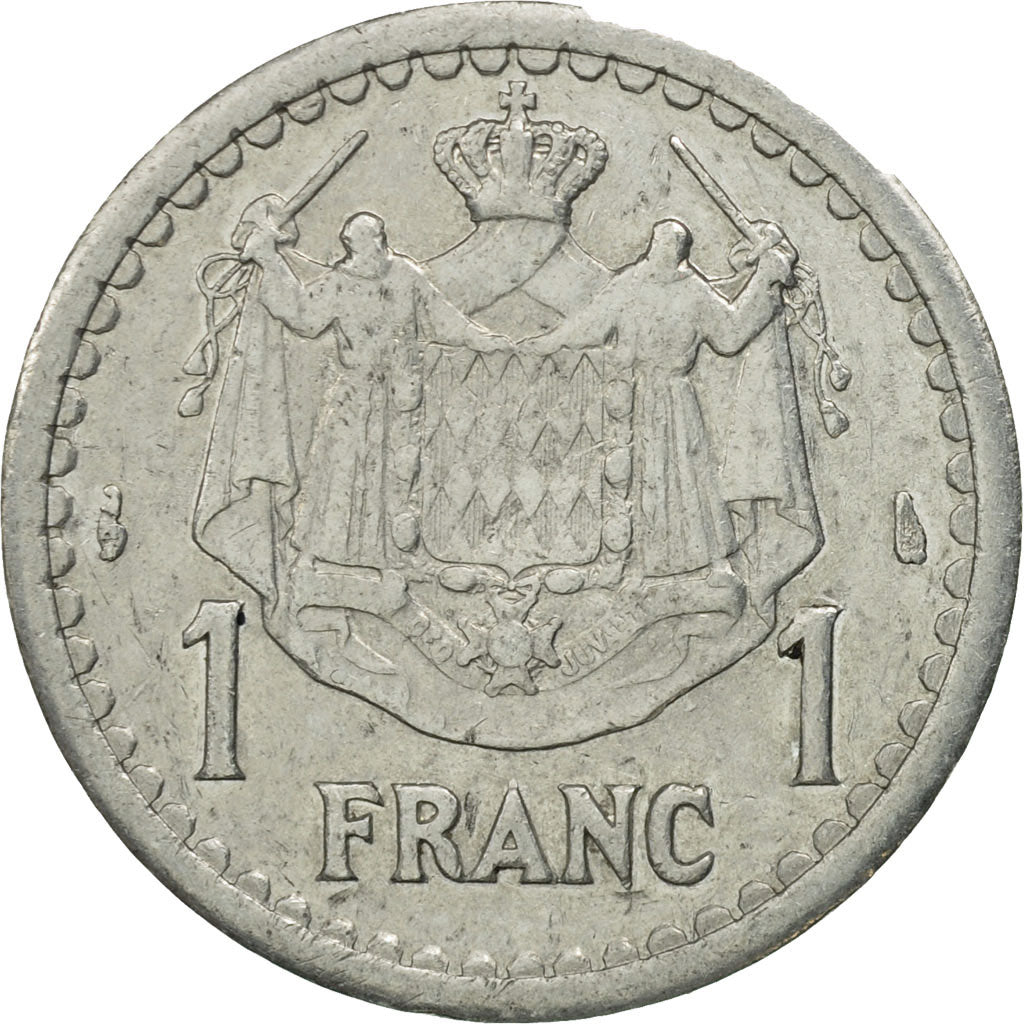 Moneta, Monaco, Louis II, Franc, SPL, Alluminio, KM:120