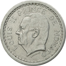 Monaco, Louis II, 2 Francs, MS(63), Aluminum, KM:121
