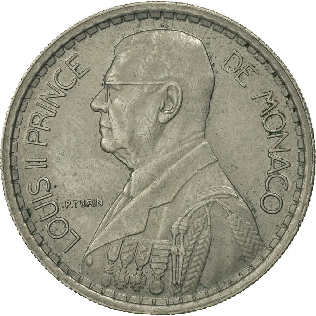 Moneta, Monaco, Louis II, 10 Francs, 1946, SPL, Rame-nichel, KM:123
