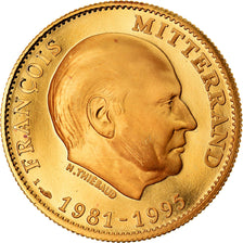 Frankreich, Medaille, François Mitterrand, Président de la République