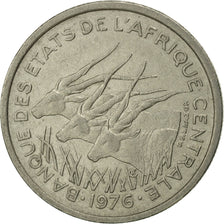 Central African States, 50 Francs, 1976, Paris, MS(63), Nickel, KM:11