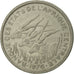 Central African States, 50 Francs, 1976, Paris, MS(63), Nickel, KM:11