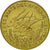 Coin, Central African States, 10 Francs, 1978, Paris, MS(63), Aluminum-Bronze