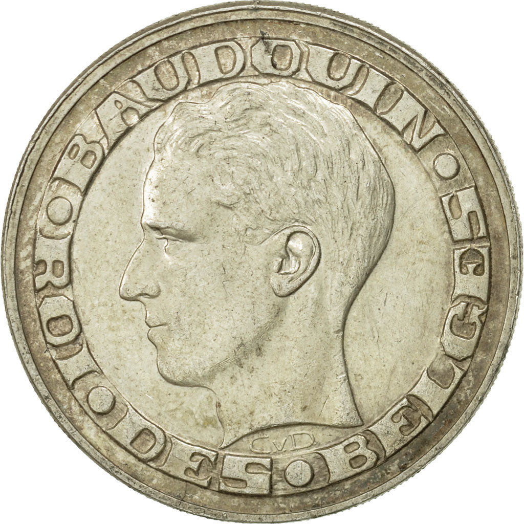 Coin, Belgium, 50 Francs, 50 Frank, 1958, MS(63), Silver, KM:150.1