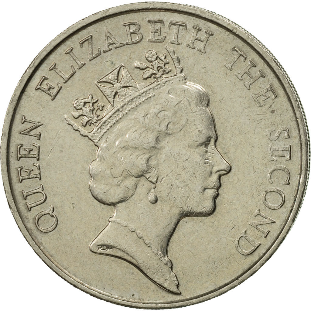 Monnaie, Hong Kong, Elizabeth II, 5 Dollars, 1987, SPL, Copper-nickel, KM:56