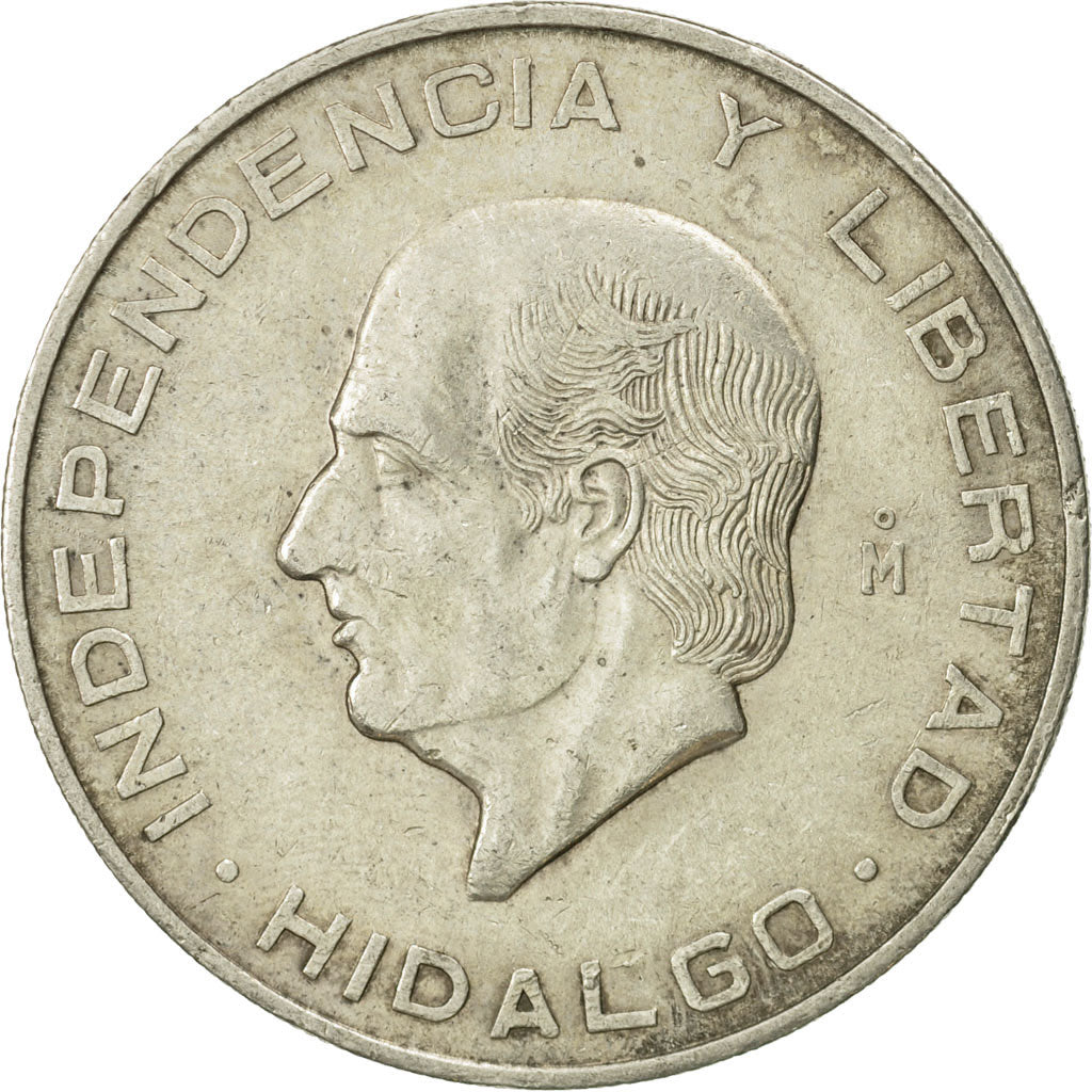Mexico, 10 Pesos, 1956, Mexico City, MS(63), Silver, KM:474