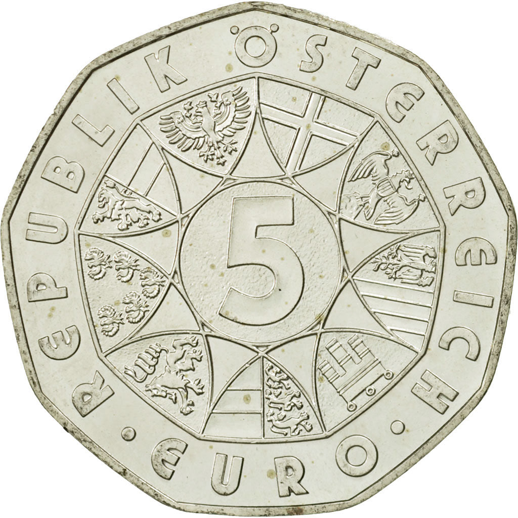 Austria, 5 Euro, 2004, SPL, Argento, KM:3113