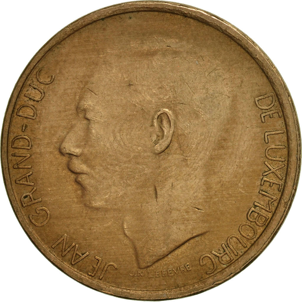Luxembourg, Jean, 20 Francs, 1983, MS(63), Aluminum-Bronze, KM:58