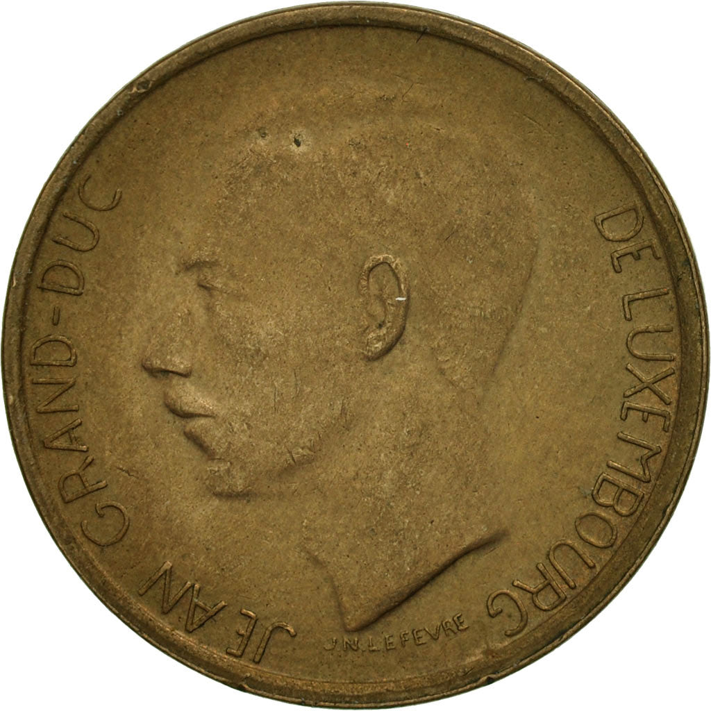 Coin, Luxembourg, Jean, 20 Francs, 1980, MS(60-62), Aluminum-Bronze, KM:58