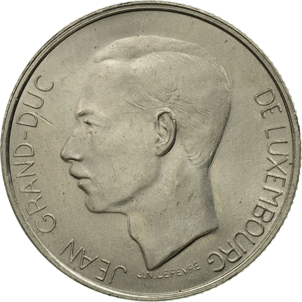 Coin, Luxembourg, Jean, 5 Francs, 1971, MS(63), Copper-nickel, KM:56