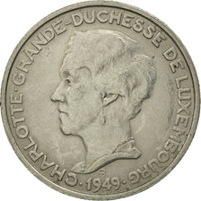 Luxembourg, Charlotte, 5 Francs, 1949, MS(63), Copper-nickel, KM:50