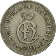 Coin, Luxembourg, Charlotte, 10 Centimes, 1924, MS(63), Copper-nickel, KM:34