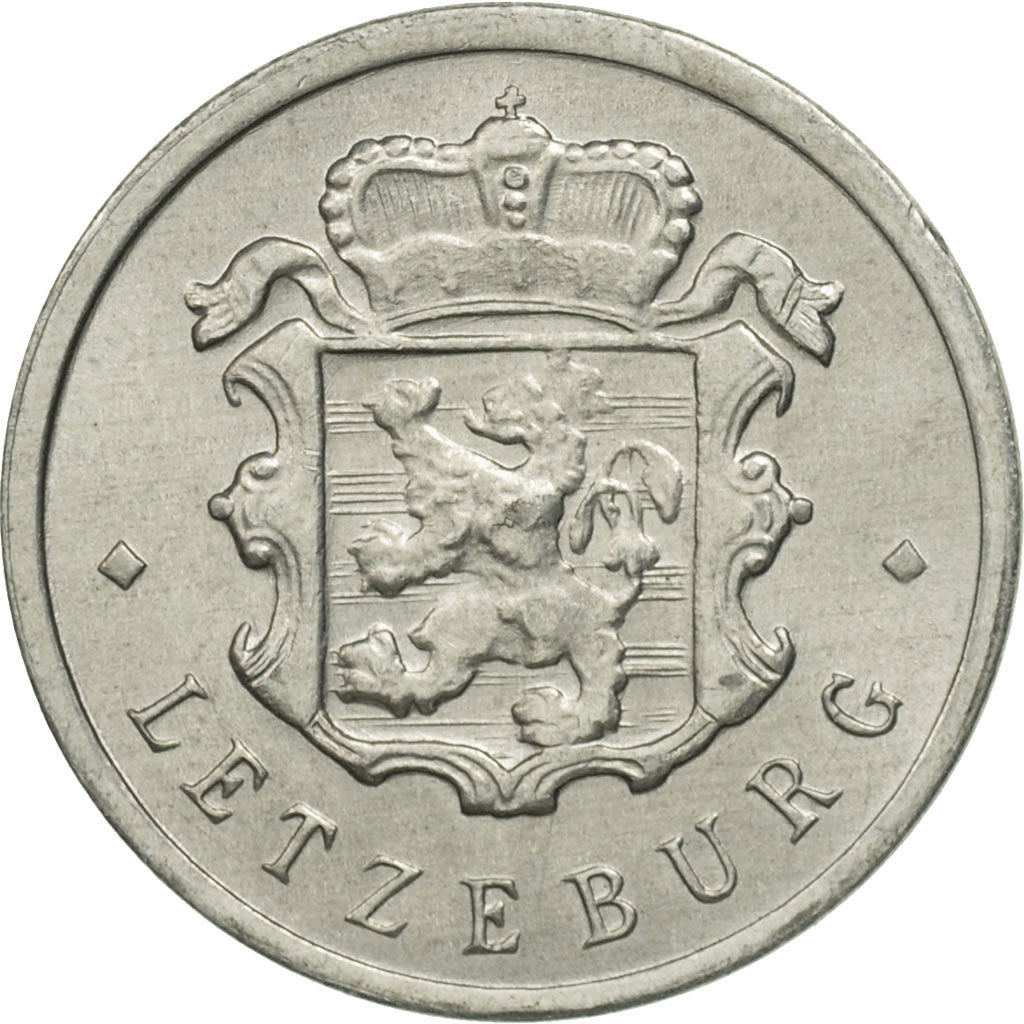 Coin, Luxembourg, Charlotte, 25 Centimes, 1972, MS(63), Copper-nickel, KM:37