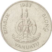 Moneta, Vanuatu, 10 Vatu, 1983, British Royal Mint, BB+, Rame-nichel, KM:6