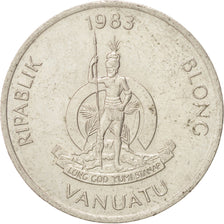 Coin, Vanuatu, 10 Vatu, 1983, British Royal Mint, AU(50-53), Copper-nickel, KM:6
