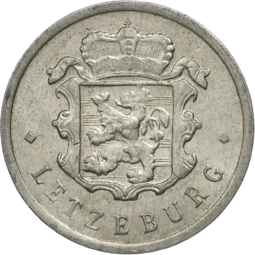 Coin, Luxembourg, Jean, 25 Centimes, 1968, MS(63), Aluminum, KM:45a.1