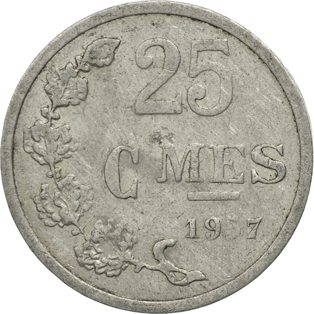 Münze, Luxemburg, Jean, 25 Centimes, 1957, VZ, Aluminium, KM:45a.1
