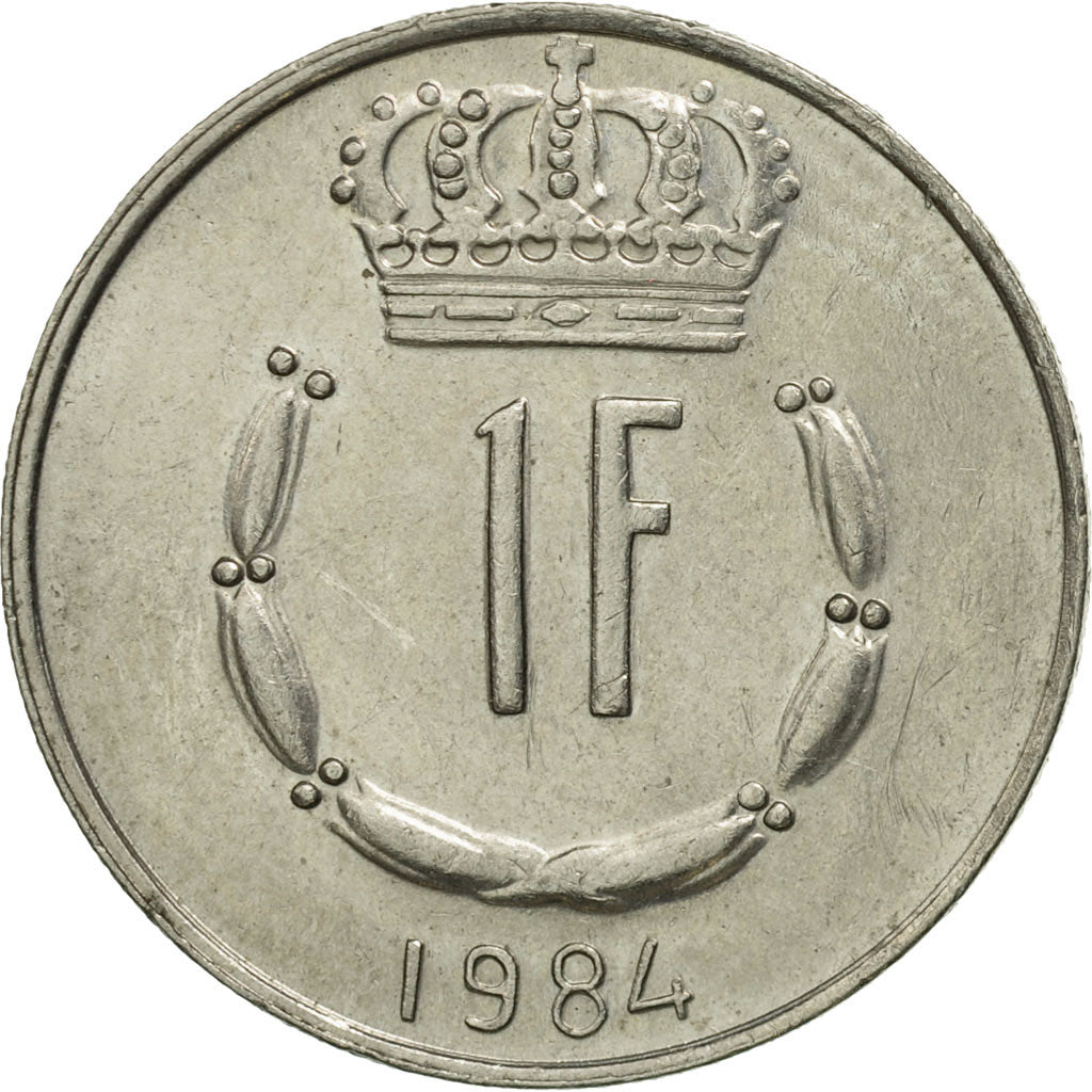 Munten, Luxemburg, Jean, Franc, 1984, UNC-, Copper-nickel, KM:55