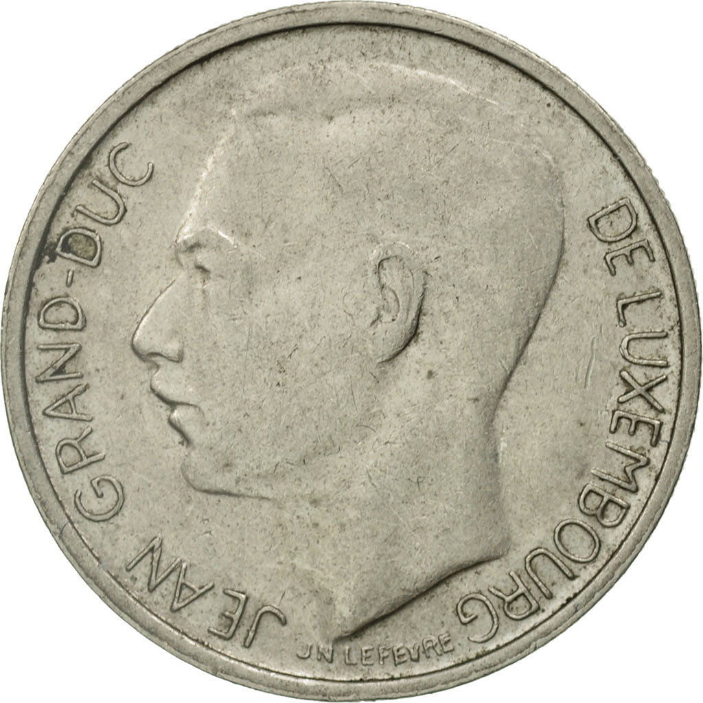 Coin, Luxembourg, Jean, Franc, 1966, MS(63), Copper-nickel, KM:55