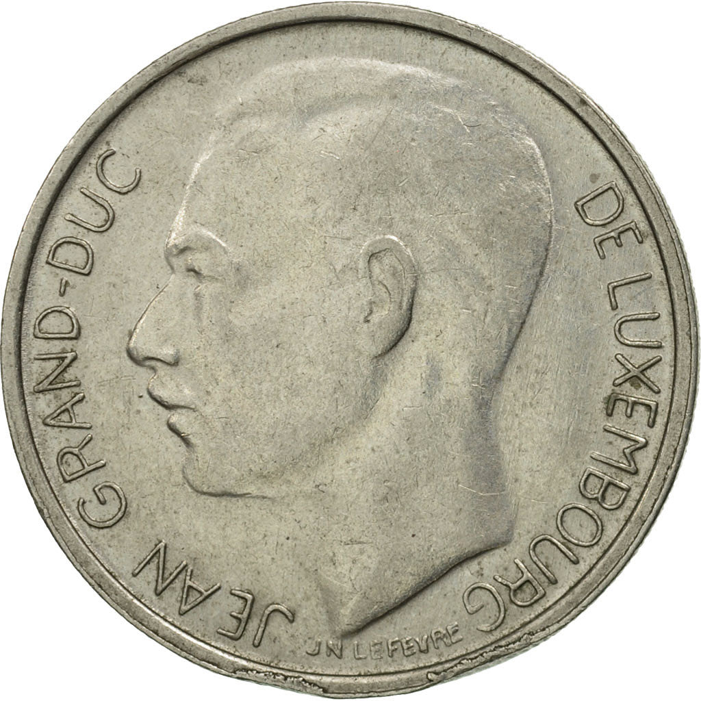 Coin, Luxembourg, Jean, Franc, 1966, MS(63), Copper-nickel, KM:55