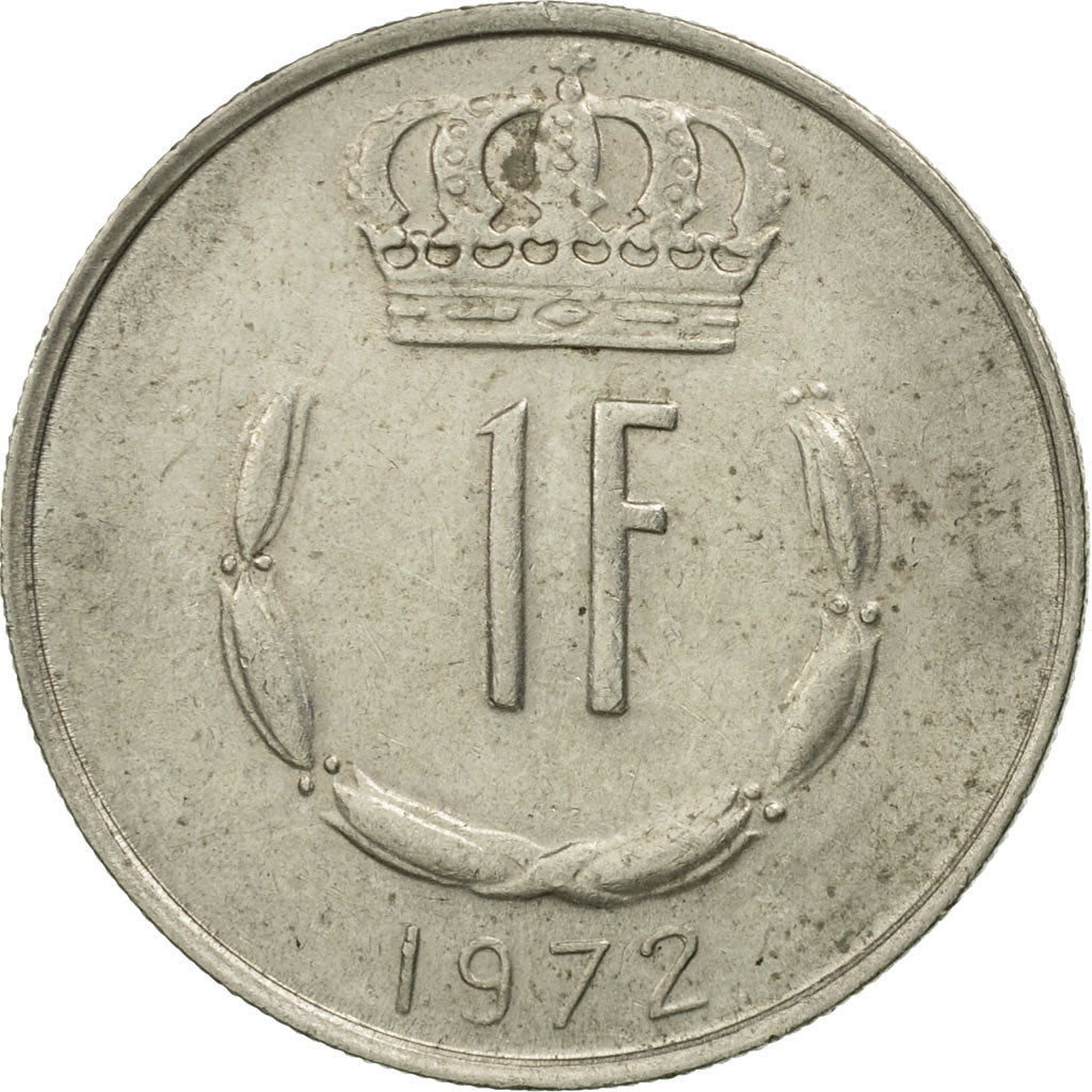 Coin, Luxembourg, Jean, Franc, 1972, MS(63), Copper-nickel, KM:55