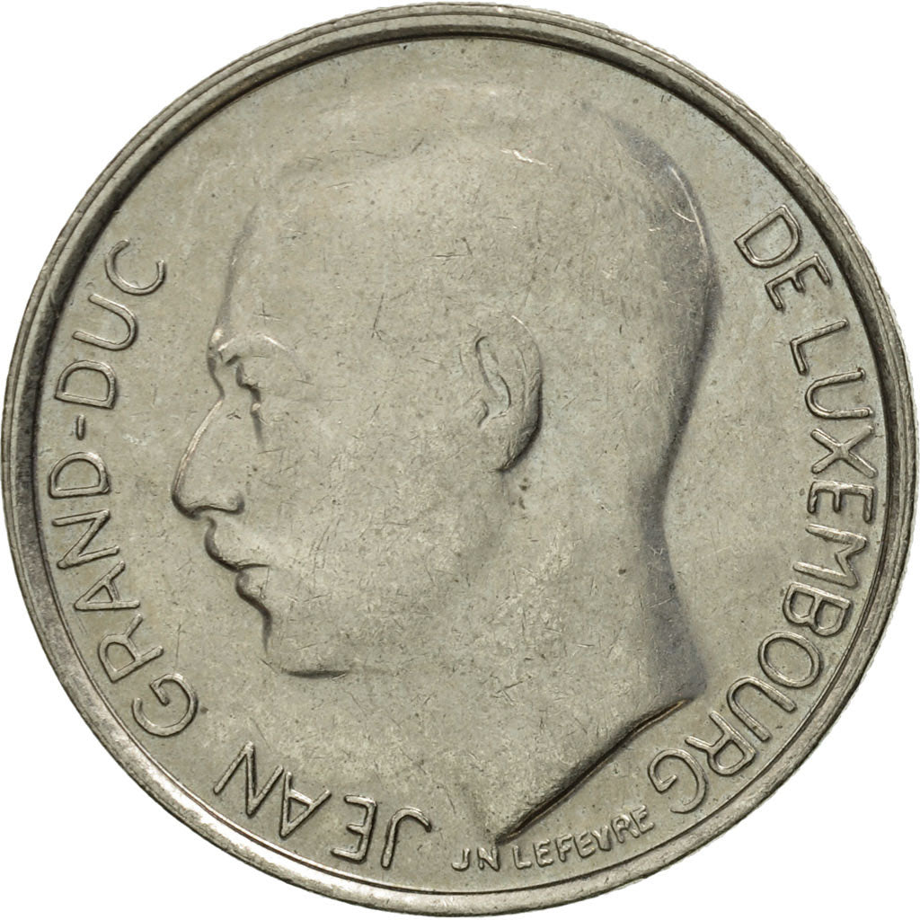 Luxembourg, Jean, Franc, 1986, MS(63), Copper-nickel, KM:59