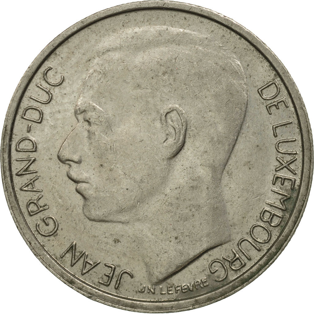 Coin, Luxembourg, Jean, Franc, 1980, MS(63), Copper-nickel, KM:55
