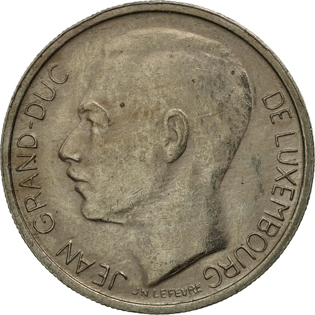Coin, Luxembourg, Jean, Franc, 1968, MS(63), Copper-nickel, KM:55