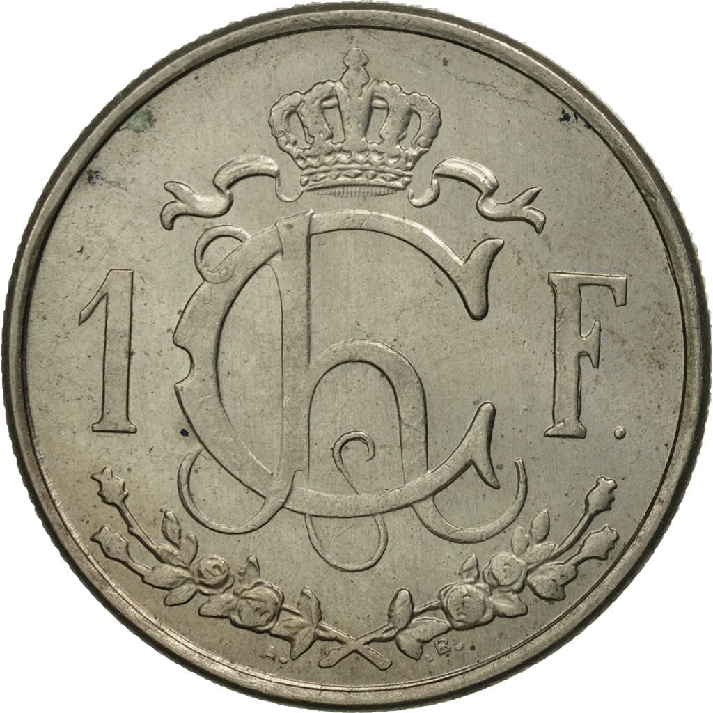 Coin, Luxembourg, Charlotte, Franc, 1946, MS(60-62), Copper-nickel, KM:46.1