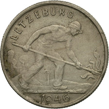 Coin, Luxembourg, Charlotte, Franc, 1946, MS(60-62), Copper-nickel, KM:46.1