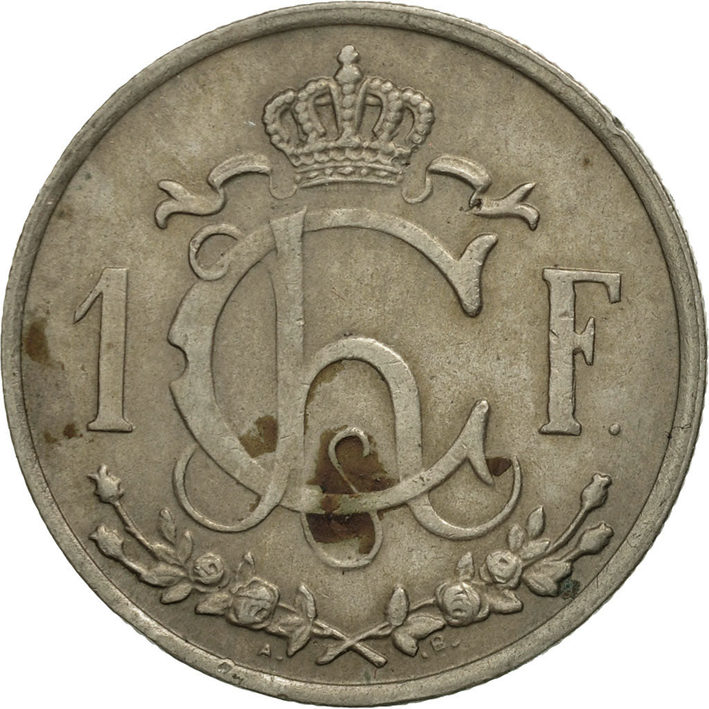 Coin, Luxembourg, Charlotte, Franc, 1947, MS(60-62), Copper-nickel, KM:46.1