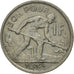 Coin, Luxembourg, Charlotte, Franc, 1935, MS(63), Nickel, KM:35
