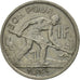Coin, Luxembourg, Charlotte, Franc, 1935, MS(63), Nickel, KM:35