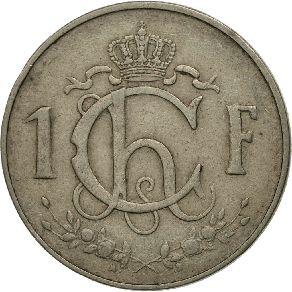 Munten, Luxemburg, Charlotte, Franc, 1960, UNC-, Copper-nickel, KM:46.2