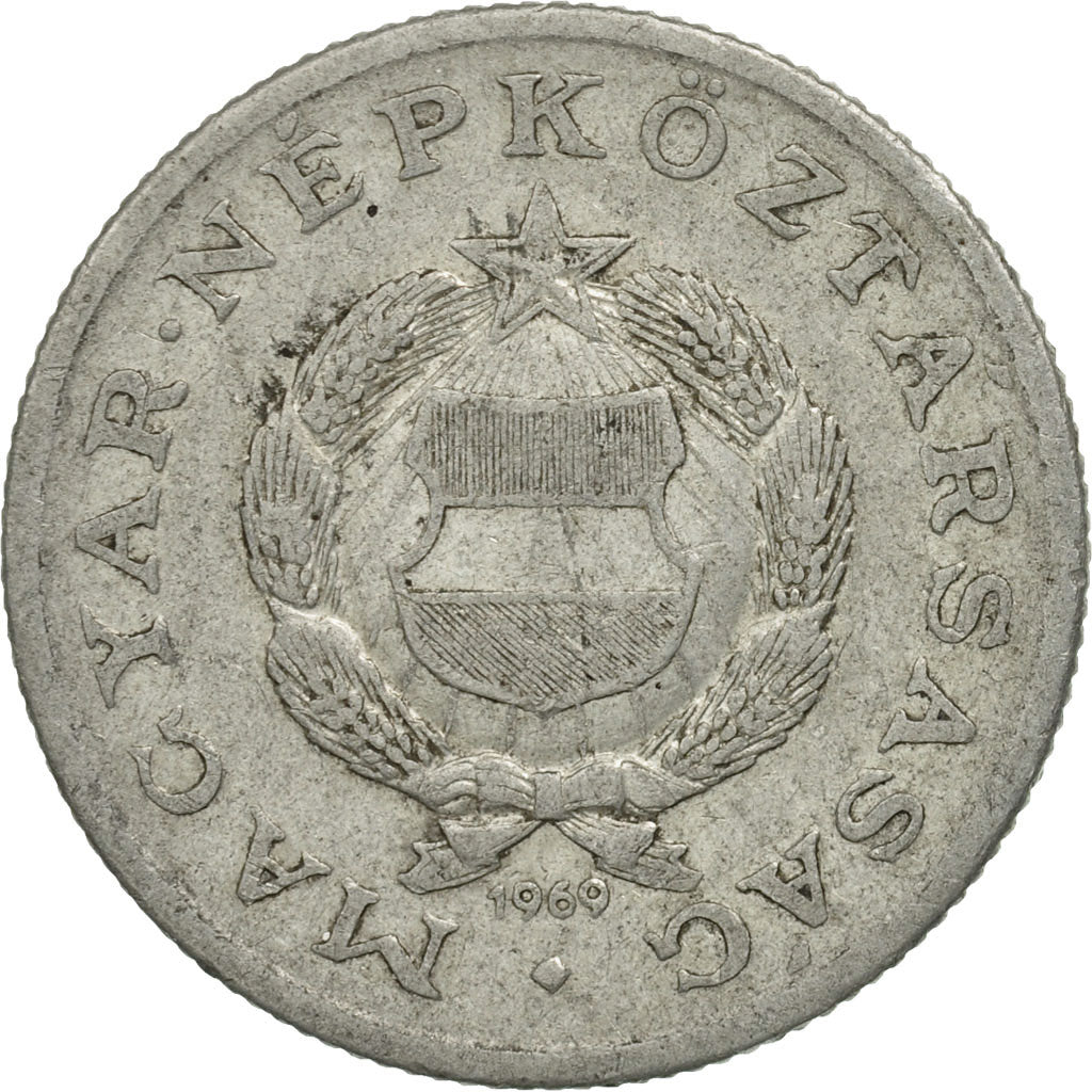 Coin, Hungary, Forint, 1969, MS(63), Aluminum, KM:575