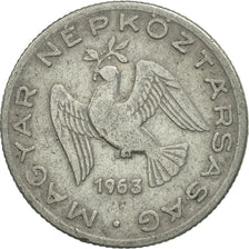 Coin, Hungary, 10 Filler, 1963, Budapest, MS(63), Aluminum, KM:547