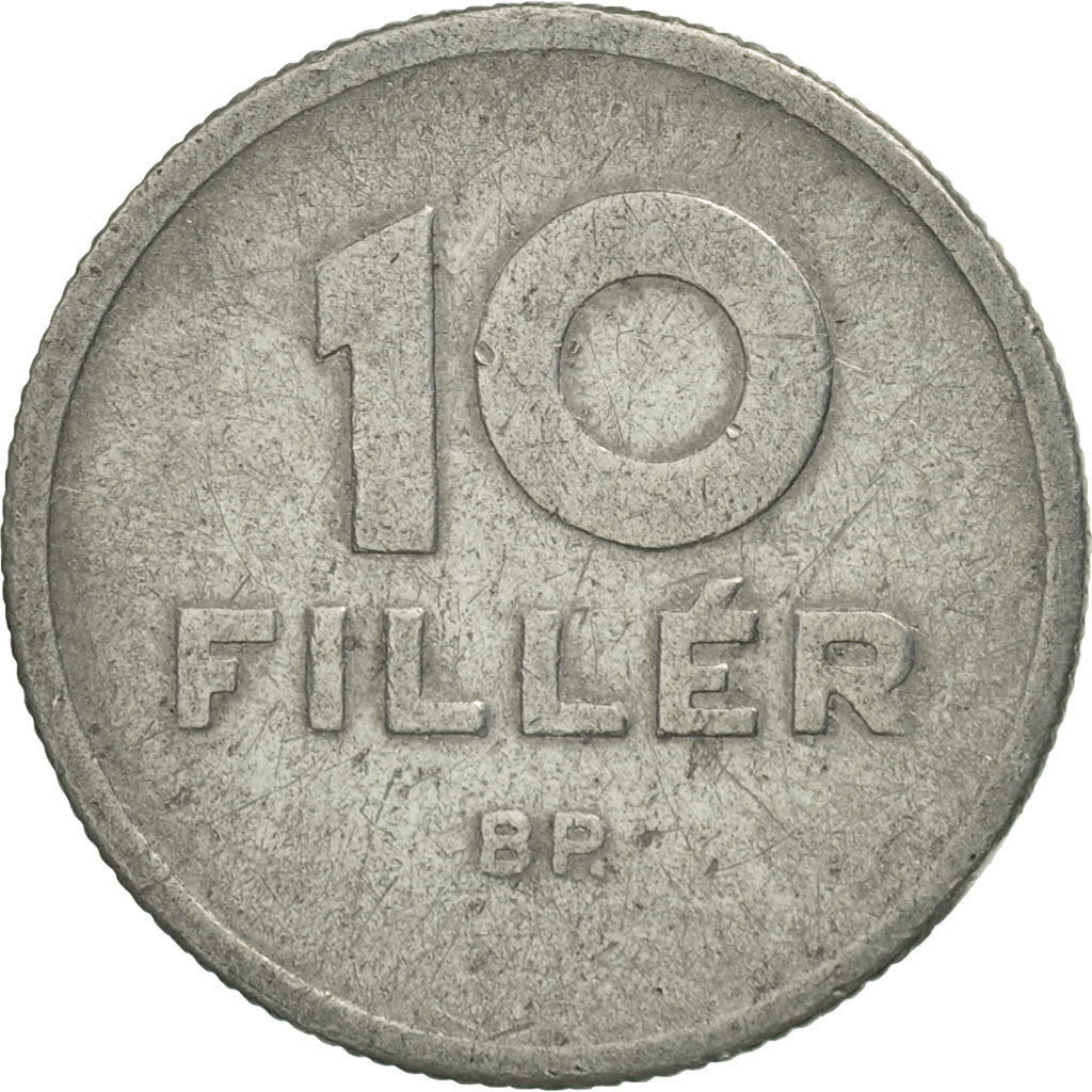 Coin, Hungary, 10 Filler, 1963, Budapest, MS(63), Aluminum, KM:547