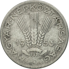 Hungary, 20 Fillér, 1953, Budapest, MS(63), Aluminum, KM:550