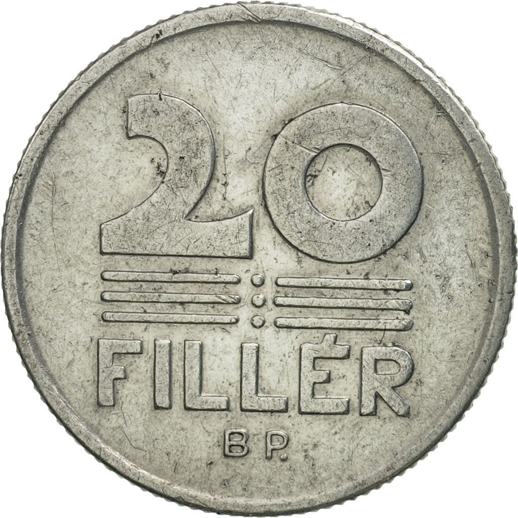 Coin, Hungary, 20 Fillér, 1968, Budapest, MS(63), Aluminum, KM:573